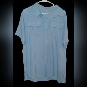 2 Short Sleeve Button Up Shirts NWOT